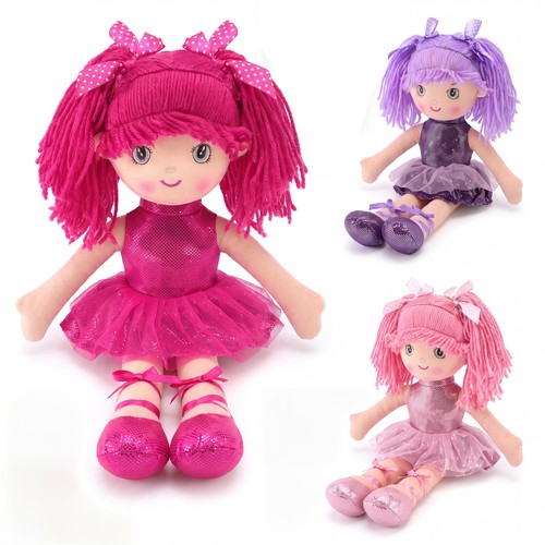 Ballerina rag doll girl - 16”,