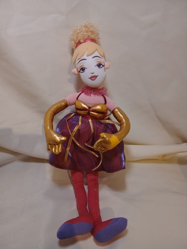 Ballerina doll posable - posable, 14"