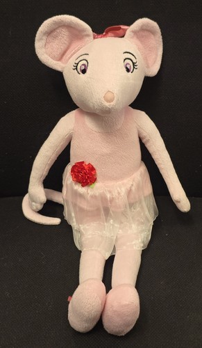 Pink angelina ballerina plush - angelina,